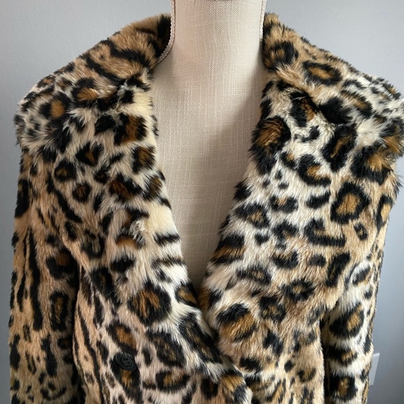 Sanctuary Leopard Faux Fur Jacket - Picture 2 of 5